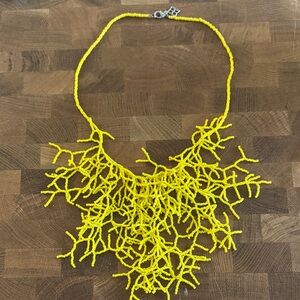 Yellow Beaded Necklace